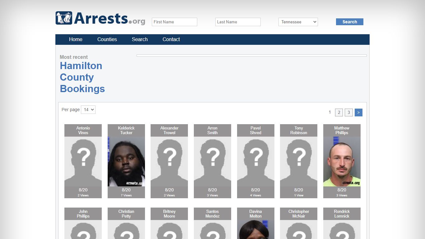 Hamilton County Arrests and Inmate Search